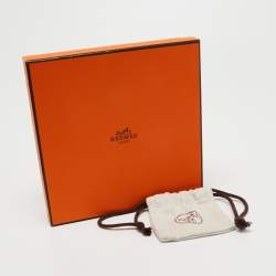 Hermes Noir/Chocolat Chamonix and Swift Leather H Buckle Reversible Belt 90 CM