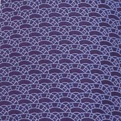 Pre Owned Hermès Purple Jacquard Motif Silk Tie