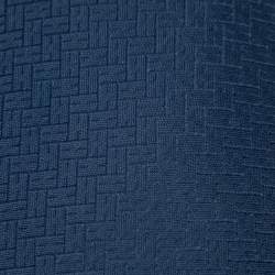 Pre Owned Hermès Dark Blue Faconnee H 24 Silk Tie