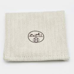 Pre Owned Hermes Behapi Double Tour Leather Gold Tone Bracelet