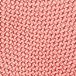 Pre Owned Hermes Red H Logo Silk Jacquard Tie