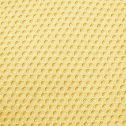 Hermes Yellow Printed Silk Tie
