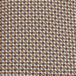 Pre Owned Hermes Brown Dotted Silk Tie
