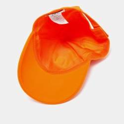 Hermès Orange Viscose Tess Milano Baseball Cap (58)
