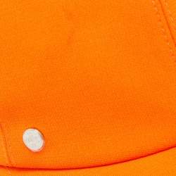 Hermès Orange Viscose Tess Milano Baseball Cap (58)