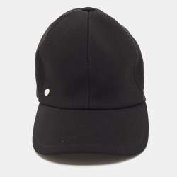 Hermès  Black Viscose Tess Milano Baseball Cap (58)