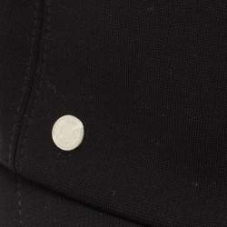 Hermès  Black Viscose Tess Milano Baseball Cap (58)