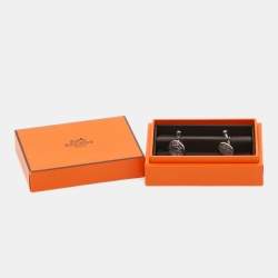 Hermès  Ex-Libris Sterling Silver Cufflinks