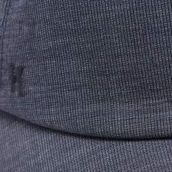 Hermès Navy Blue Cotton & Linen Lined Baseball Cap (57)