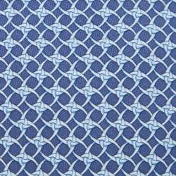 Hermes Blue Printed Silk Tie