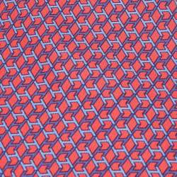 Hermès Red H Box Print Silk Tie