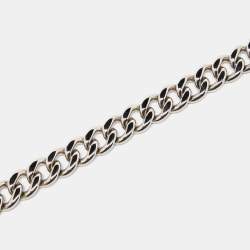 Hermes Brown Barenia Leather Chain Dog Collar