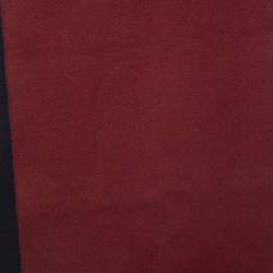 Hermès Red/Navy Blue Cashmere Fringed Muffler