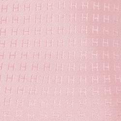 Pre Owned Hermès Light Pink Monogram Silk Tie