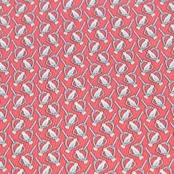 Hermès Red Birds Print Silk Tie