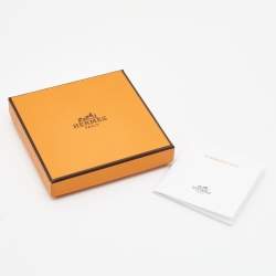 Hermes Clic H Blue Enamel Palladium Plated Bracelet