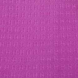 Pre Owned Hermes Purple H Patterned Silk Traditional Tie