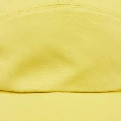 Hermès Yellow H Embroidered Cotton Cap Size 59