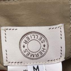 Hermes Grey/Orange Pocket Mixte Technical Cap M