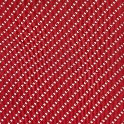 Hermès Red Stripe Pattern Silk Tie