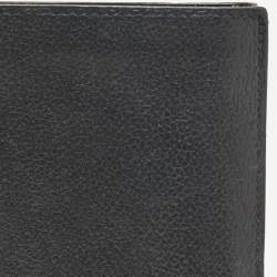 Hermes Noir Evercolor Leather Bifold Wallet