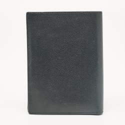 Hermes Noir Evercolor Leather Bifold Wallet