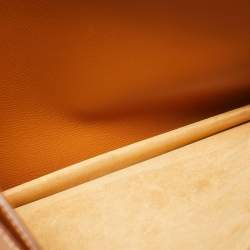 Hermes Gold Epsom Leather Kelly Depeche 38 Briefcase