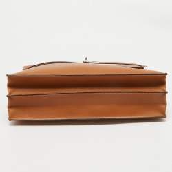 Hermes Gold Epsom Leather Kelly Depeche 38 Briefcase