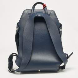 Hermes Bleu De Malte/Craie Evercolor Leather Cityback 27 Basketball Backpack