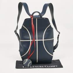 Hermes Bleu De Malte/Craie Evercolor Leather Cityback 27 Basketball Backpack