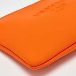 Hermes Neon Orange Neoprene Small Neobain Pouch