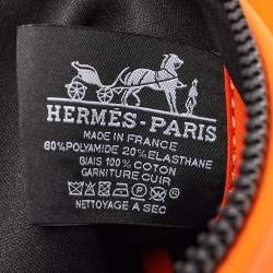 Hermes Neon Orange Neoprene Small Neobain Pouch