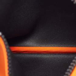 Hermes Neon Orange Neoprene Small Neobain Pouch