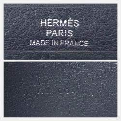 Hermes Leather Citizen Twill Bifold Wallet