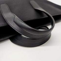 Hermes Black Citynews Briefcase bag