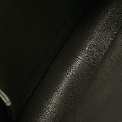 Hermes Noir Taurillon Clemence Leather Steve Caporal 28 Bag