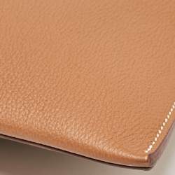 Hermès Gold Togo Leather Cabavertige 30 Pouch