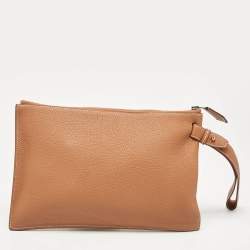 Hermès Gold Togo Leather Cabavertige 30 Pouch