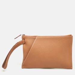 Hermès Gold Togo Leather Cabavertige 30 Pouch