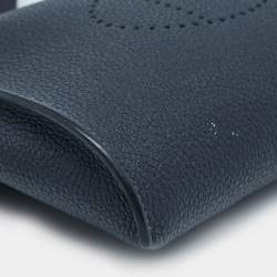 Hermes Bleu Indigo Togo Leather Videpoches Bag
