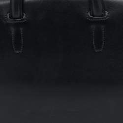 Hermes Noir Evergrain Leather Cityhall 38 Briefcase