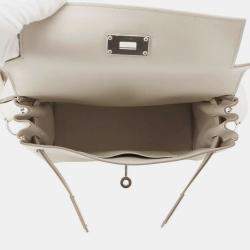 Hermes Beton Evercolor Leather Kelly PM Messenger Bag