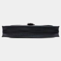 Hermes Black Epsom Sac Depeche 27 Handbag