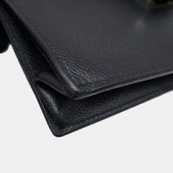 Hermes Black Epsom Sac Depeche 27 Handbag