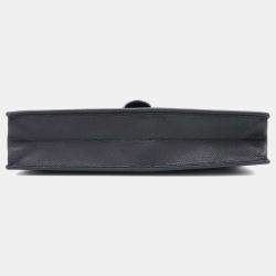 Hermes Black Epsom Leather Sac a Depeches 27 Briefcase Bag