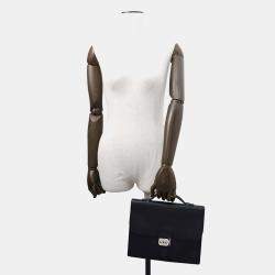 Hermes Black Epsom Leather Sac a Depeches 27 Briefcase Bag