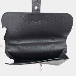 Hermes Black Epsom Leather Sac a Depeches 27 Briefcase Bag