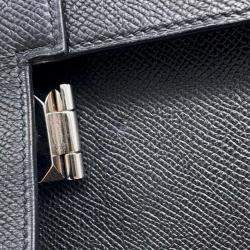 Hermes Black Epsom Leather Sac a Depeches 27 Briefcase Bag