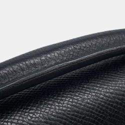 Hermes Black Epsom Leather Sac a Depeches 27 Briefcase Bag