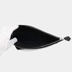 Hermes Cabas Caba 30 Cityslide Clutchertige Black Togo Leather  